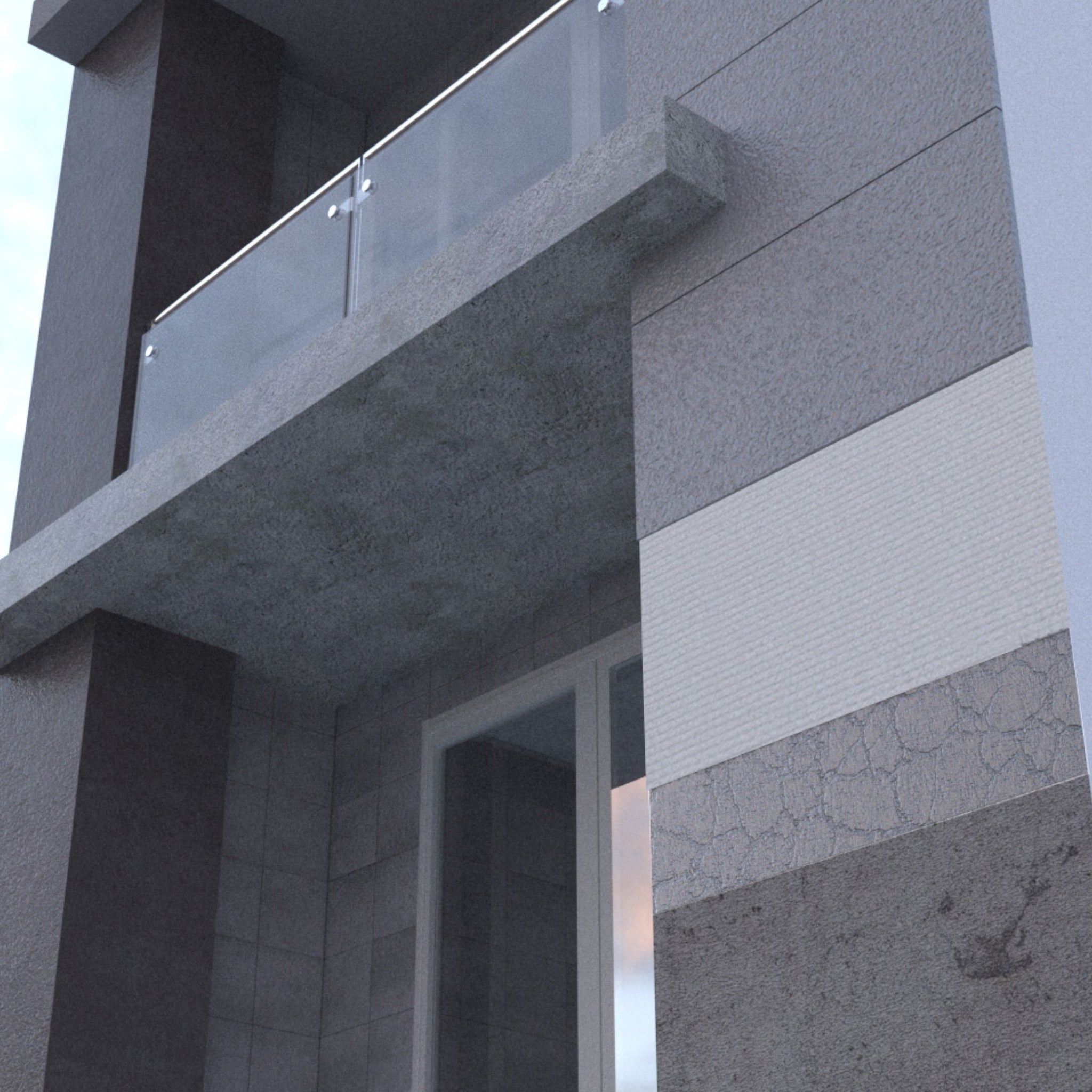 Facade Tile Installation