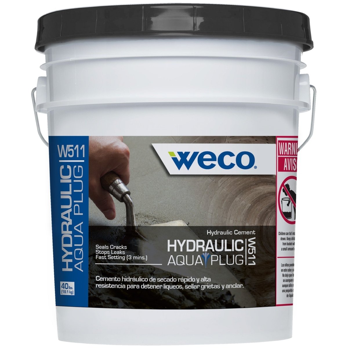 W511 Aqua Plug Hydraulic Cement - Weco Solutions