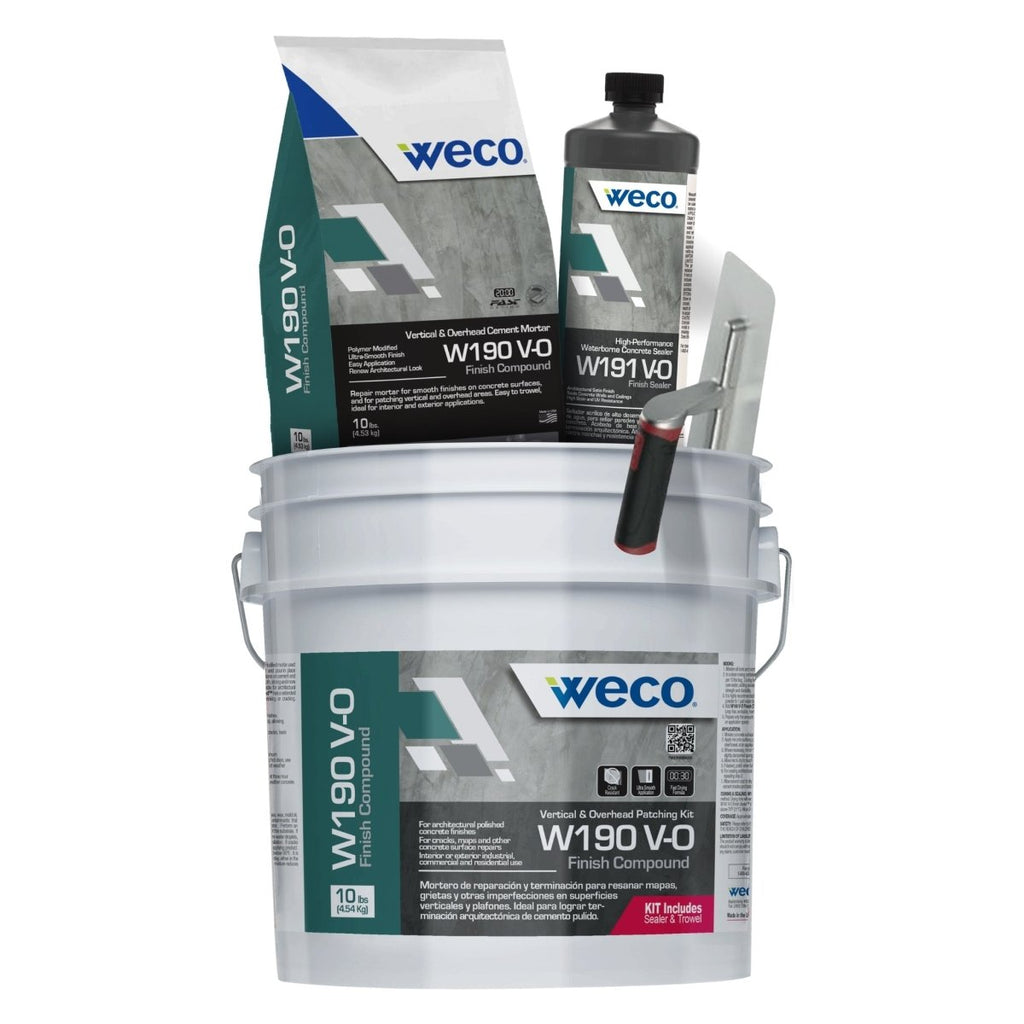Compound Kit W190-0 Finish Compound Kit - Repair & Construction Mortars