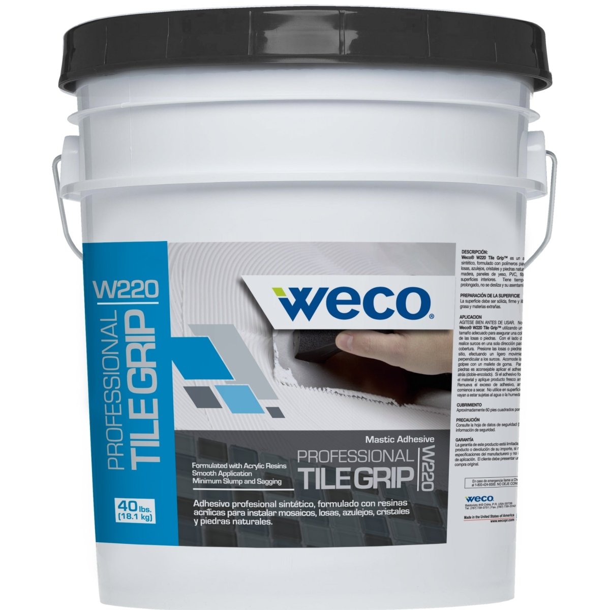 Miyagi_品■Greco■BM900用■WTブリッジ ■L5-S ■ W220 Tile Grip - Mastic Adhesives - Weco Solutions