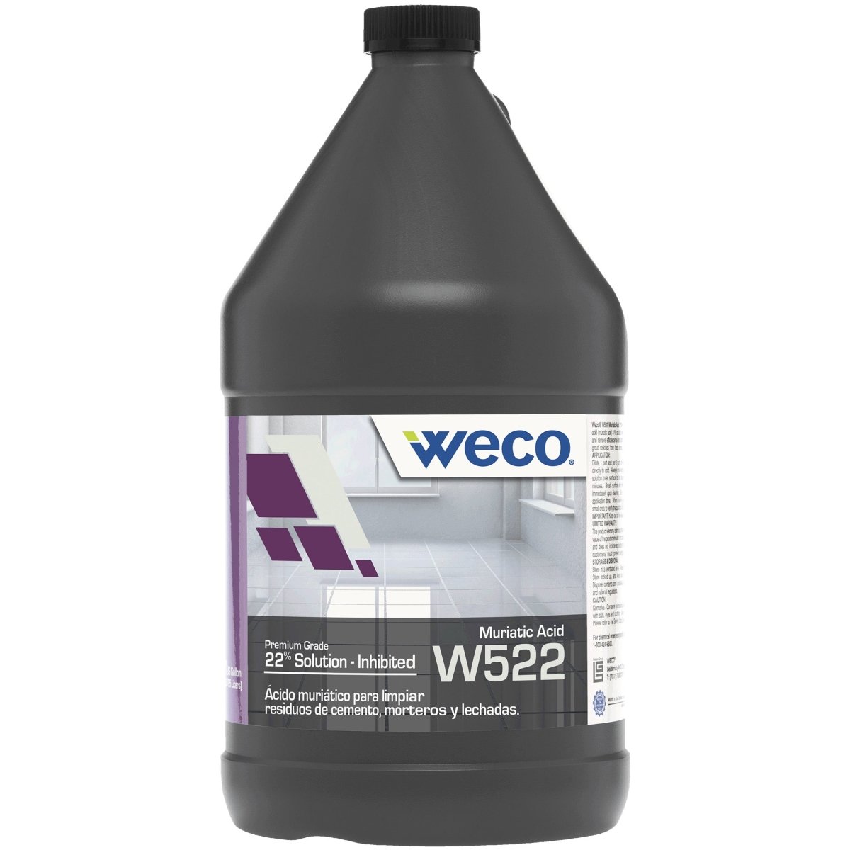W522 Muriatic Acid - Cleaners & Sealers - Weco Solutions
