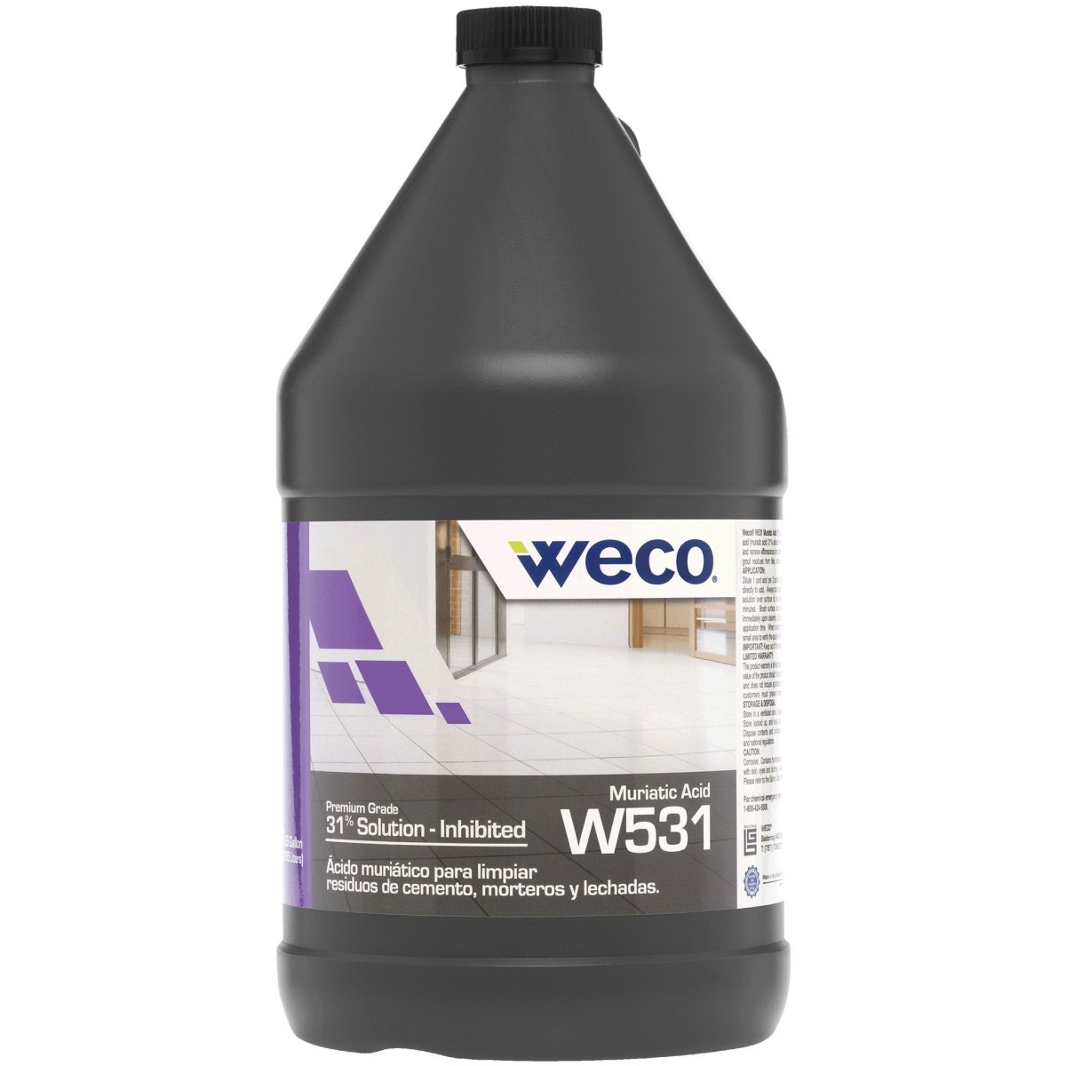 W531 Muriatic Acid - Cleaners & Sealers - Weco Solutions